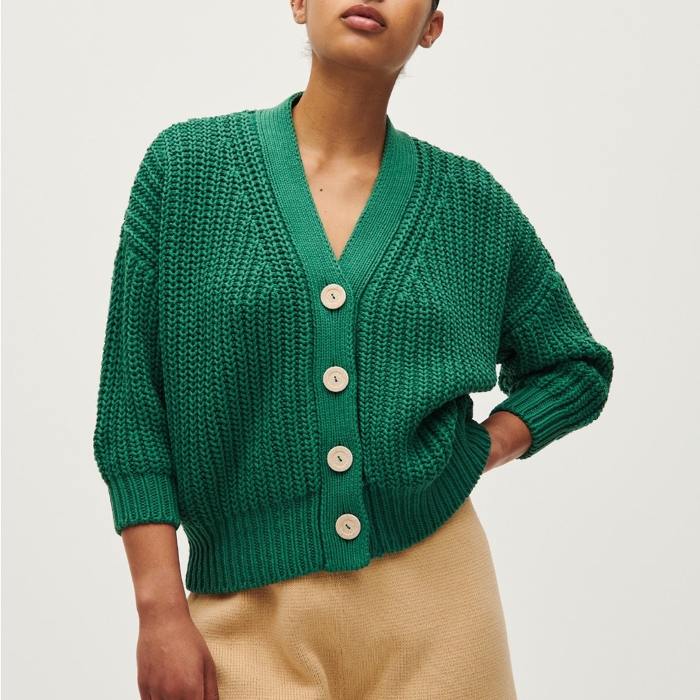 Babaa cardigan 18 tree fern